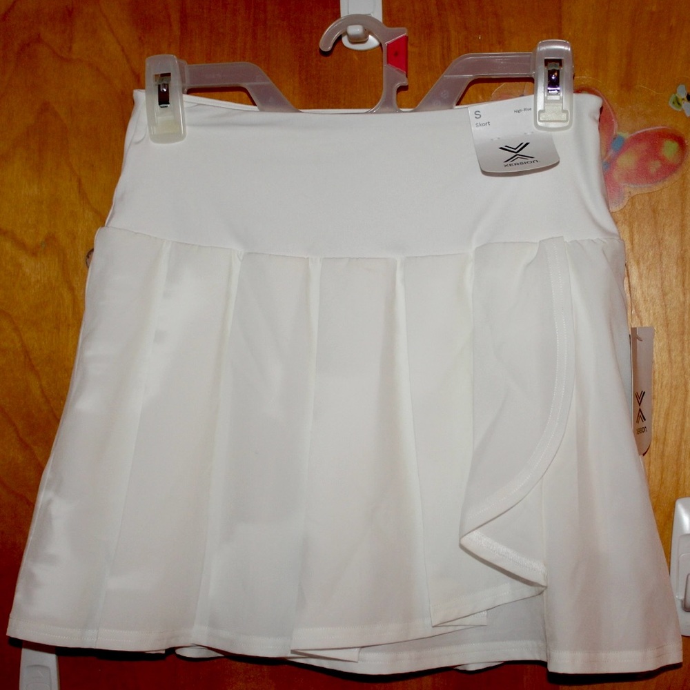NEW Xersion High-Rise White Tennis Skort - Never Worn from JC Pennys - Quick-Dri